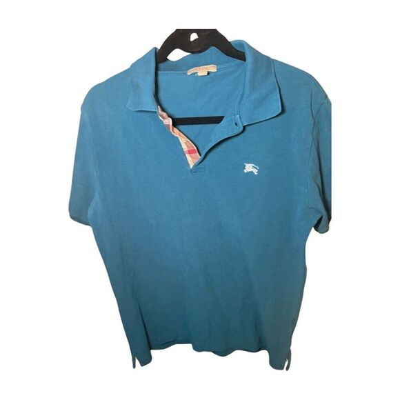 Burberry Other - Burberry Brit Polo Shirt in Teal, Mens Small
